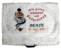 Handtuch zum Geburtstag